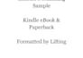 format your book for amazon KDP ebook and paperback